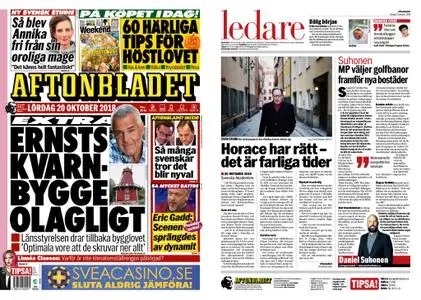 Aftonbladet – 20 oktober 2018