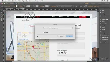 Lynda - Creating a Small-Business Website with Adobe Muse [repost]