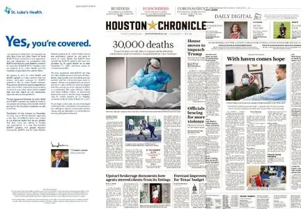 Houston Chronicle – January 12, 2021