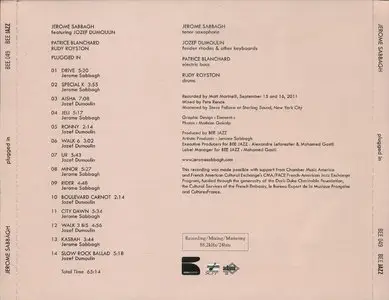 Jerome Sabbagh - Plugged In (2012) {BEE JAZZ}