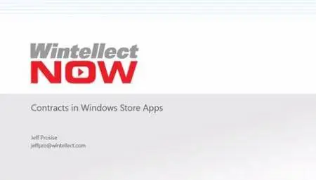 Contracts in Windows Store Apps