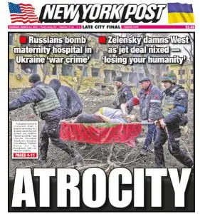 New York Post - March 10, 2022