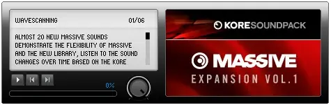 Native Instruments KORE Soundpack Massive Expansion Vol 1