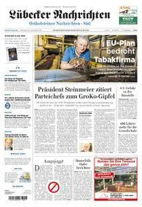 Lübecker Nachrichten Ostholstein Süd - 25. November 2017