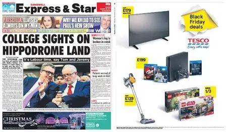 Express and Star Sandwell Edition – November 25, 2017