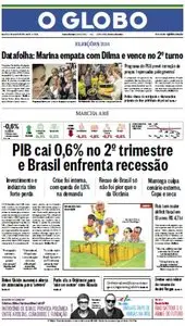 O Globo - 30 de agosto de 2014 - Sábado
