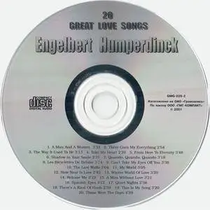 Engelbert Humperdinck - 20 Great Love Songs (2001) {GMG}