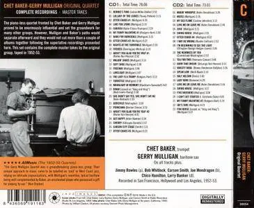 Chet Baker-Gerry Mulligan - Original Quartet (2018) {Remastered}