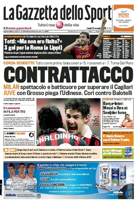 La Gazzetta dello Sport (24-11-09)