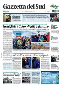 Gazzetta del Sud Reggio Calabria - 12 Marzo 2023
