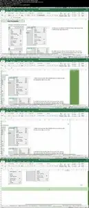 Microsoft Excel 2016 Course with Three Excel Based Projects