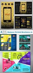 Vectors - Business Tri-fold Brochures 16