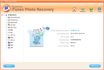 Potatoshare iTunes Photo Recovery 5.0.0.0 Retail