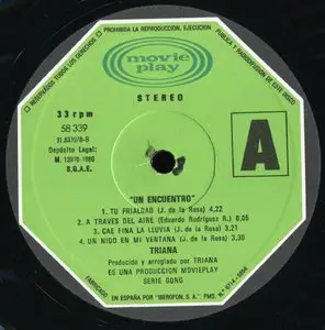 Triana - Un encuentro {SP Repress} vinyl rip 24/96
