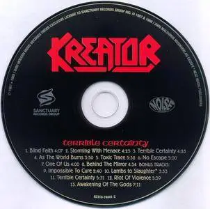 Kreator - Terrible Certainty (1987) [2000, Noise 82310-74041-2, U.S.A.]