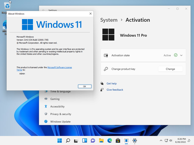 Windows 11 21H2 Build 22000.739 Aio 13in1 (No TPM Required) With Office 2021 Pro Plus Preactivated