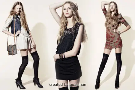 Tetyana Melnychuk - Rie Fall-Winter 2011Ad campaign &  LookBook