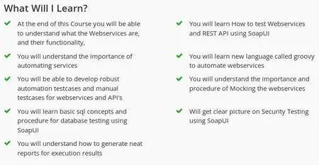 Udemy - WebServices/REST API Testing with SoapUI+ Real Time Projects