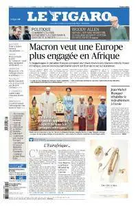 Le Figaro du Mercredi 29 Novembre 2017