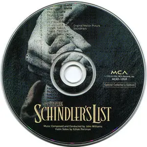 John Williams with Itzhak Perlman - Schindler's List: Original Motion Picture Soundtrack (1993)