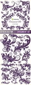 Stock Vector - Ornament Set