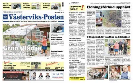 Västerviks-Posten – 11 augusti 2017