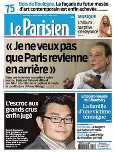 Le Parisien + Journal de Paris du Samedi 14 Décembre 2013