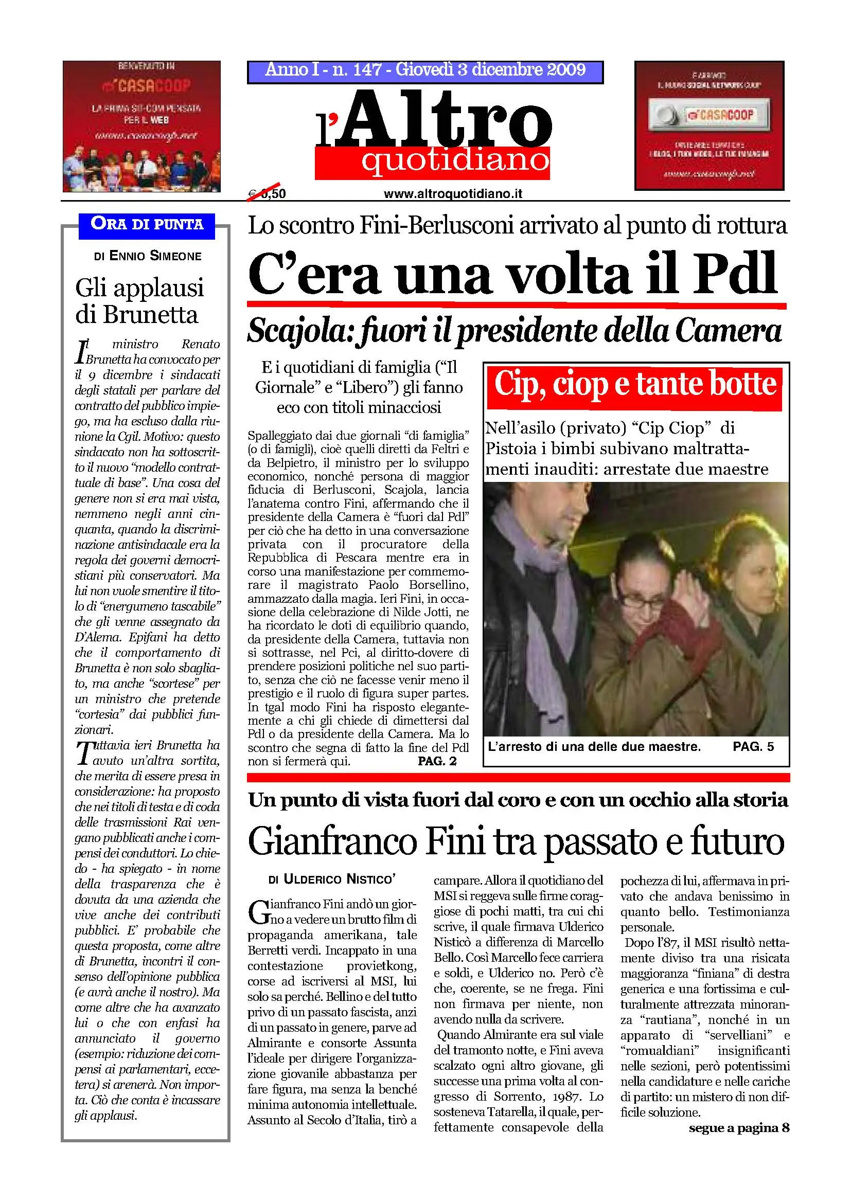 Altro Quotidiano 03.12.2009