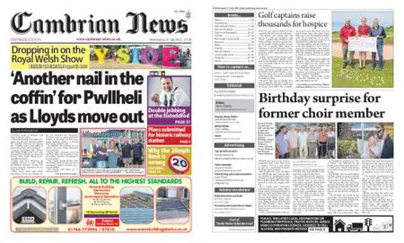 Cambrian News Arfon & Dwyfor – 28 July 2022