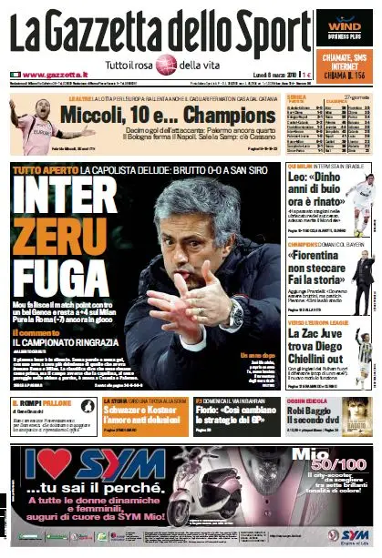 La Gazzetta dello Sport (08-03-10)