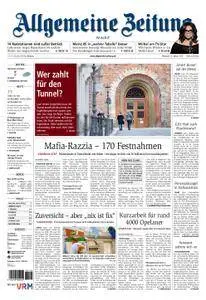 Allgemeine Zeitung Mainz - 10. Januar 2018