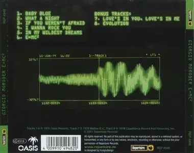Giorgio Moroder - E=MC² (1979) [2001, Remastered with Bonus Tracks]
