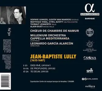 Leonardo García Alarcón, Millenium Orchestra, Chœur de Chambre de Namur - Lully: Dies Irae, De Profundis, Te Deum (2019)