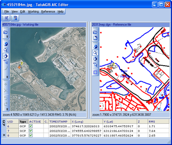 TatukGIS Aerial Imagery Corrector v2.1.0.208