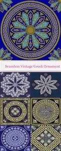 Vector Seamless Vintage Greek Ornament qBee