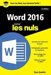 Word 2016 pour les Nuls poche, 2e édition (POCHE NULS)
