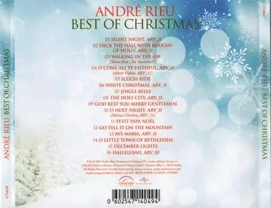 Andre Rieu - Best Of Christmas (2014) {Universal}