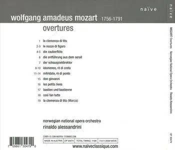 Rinaldo Alessandrini, Norwegian National Opera Orchestra - Wolfgang Amadeus Mozart: Overtures (2009)