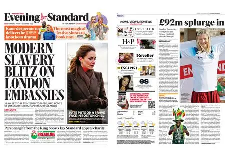 London Evening Standard – December 02, 2022