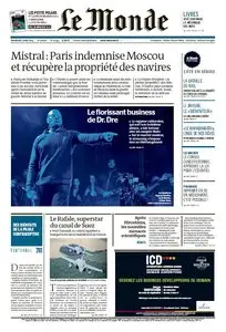 LE MONDE du vendredi 7 aout 2015