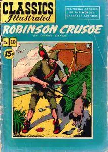 Classics Illustrated 010 Robinson Crusoe Daniel Defoe