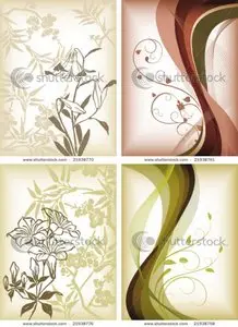 Abstract Floral Vectors