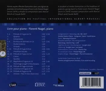 Florent Nagel - Livre pour Piano (2018) {Azur Classical AZC 158}