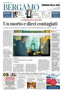Corriere della Sera Bergamo – 25 febbraio 2020