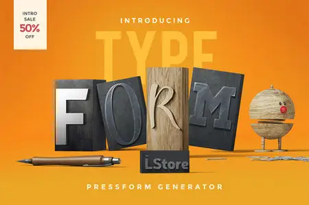 CreativeMarket - Typeform - Pressform generator