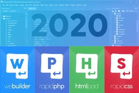 Blumentals WeBuilder / HTMLPad / Rapid CSS / Rapid PHP 2020 v16.0.0.224 Multilingual Portable
