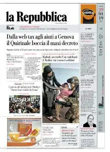 la Repubblica - 29 Gennaio 2019