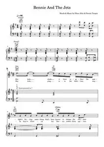 Bennie and the jets - Elton John (Piano-Vocal-Guitar (Piano Accompaniment))