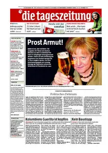 Tageszeitung TAZ vom 25 September 2010