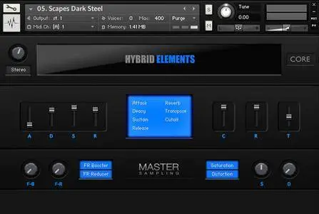 Master Sampling Hybrid Elements CORE KONTAKT